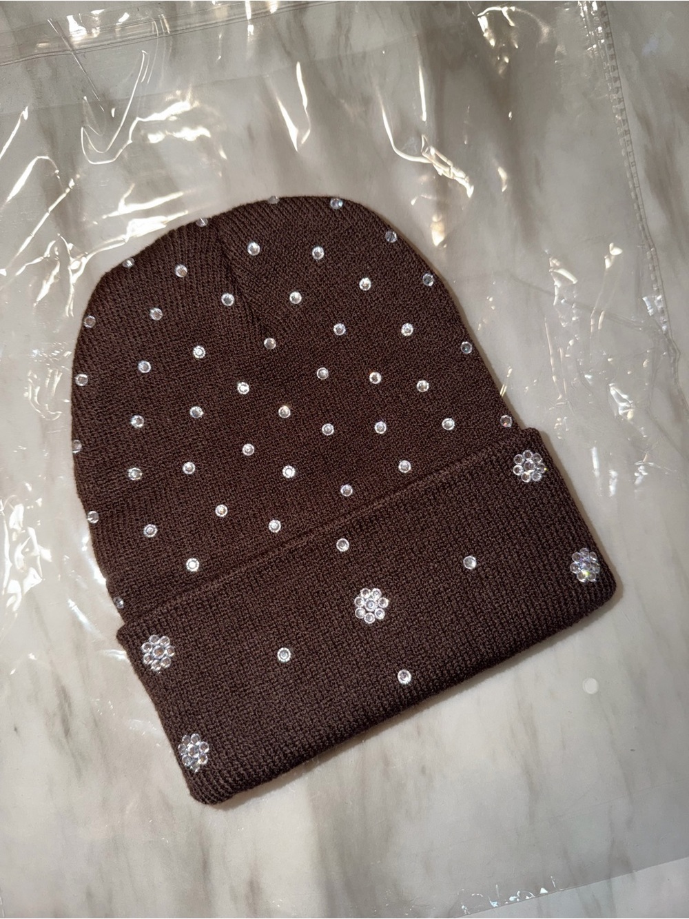 “Brown Ice” Beanie